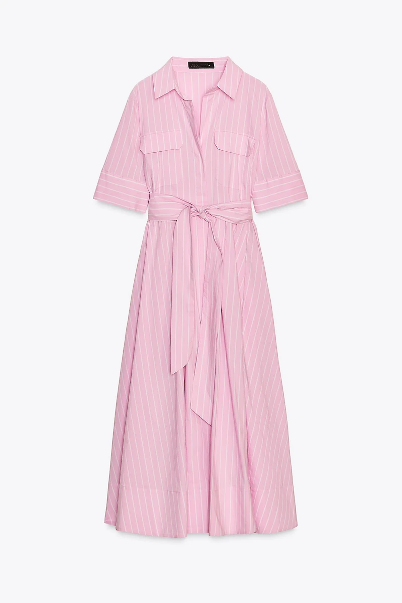 ZW COLLECTION POPLIN SHIRT DRESS