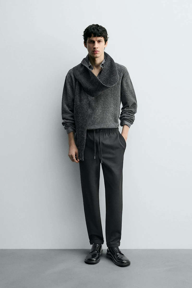 COMFORT NON-IRON JOGGER-WAIST PANTS