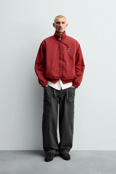 CHAMPION ® X ZARA DRAWSTRING CARGO PANTS
