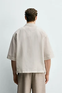 CHEMISE COUPE BOXY STRUCTURÉE