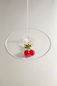 PACK OF FRUIT GLASS CHARMS (PACK OF 6)