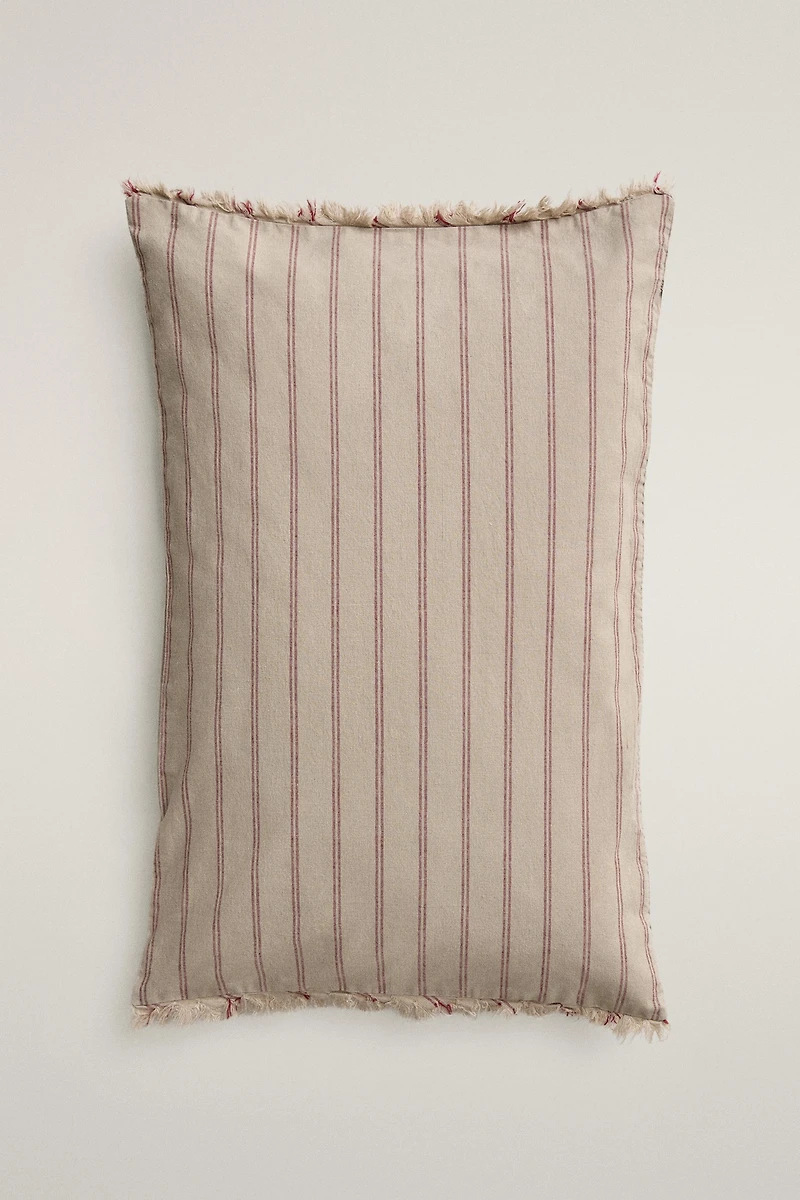 HOUSSE DE COUSSIN RAYURES