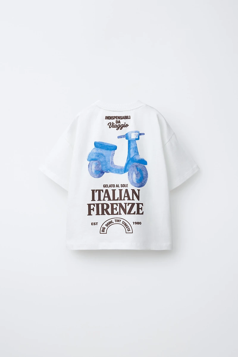 MOTORCYCLE LABEL T-SHIRT