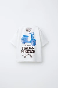 MOTORCYCLE LABEL T-SHIRT
