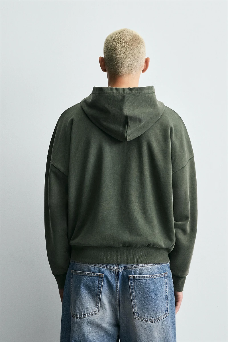 WAFFLE LINED HEAVYWEIGHT HOODIE