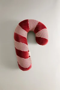 COUSSIN POUR ENFANT BÂTON DE NOËL
