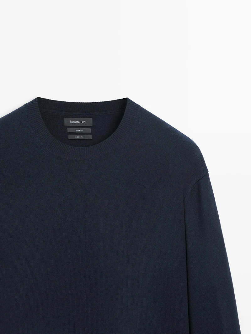 Pull en maille 100 % laine