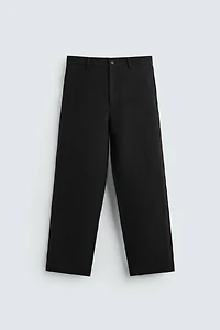 COTTON - LINEN SUIT PANTS
