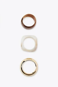 3-PACK OF RIGID BRACELETS
