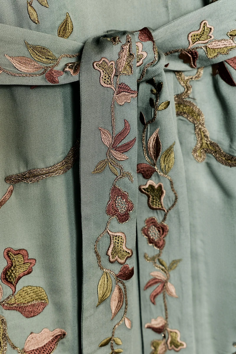 FAUX FUR COLLAR KIMONO ZW COLLECTION LIMITED EDITION