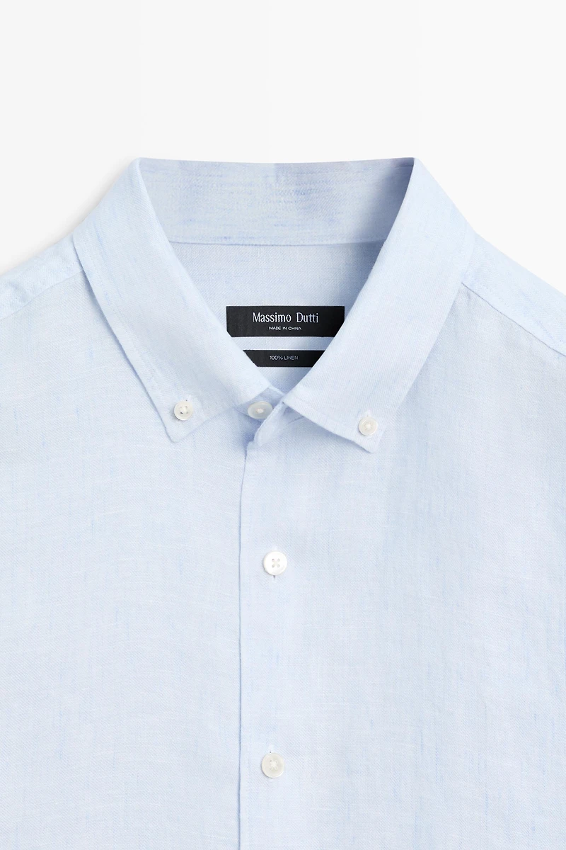 100% linen shirt
