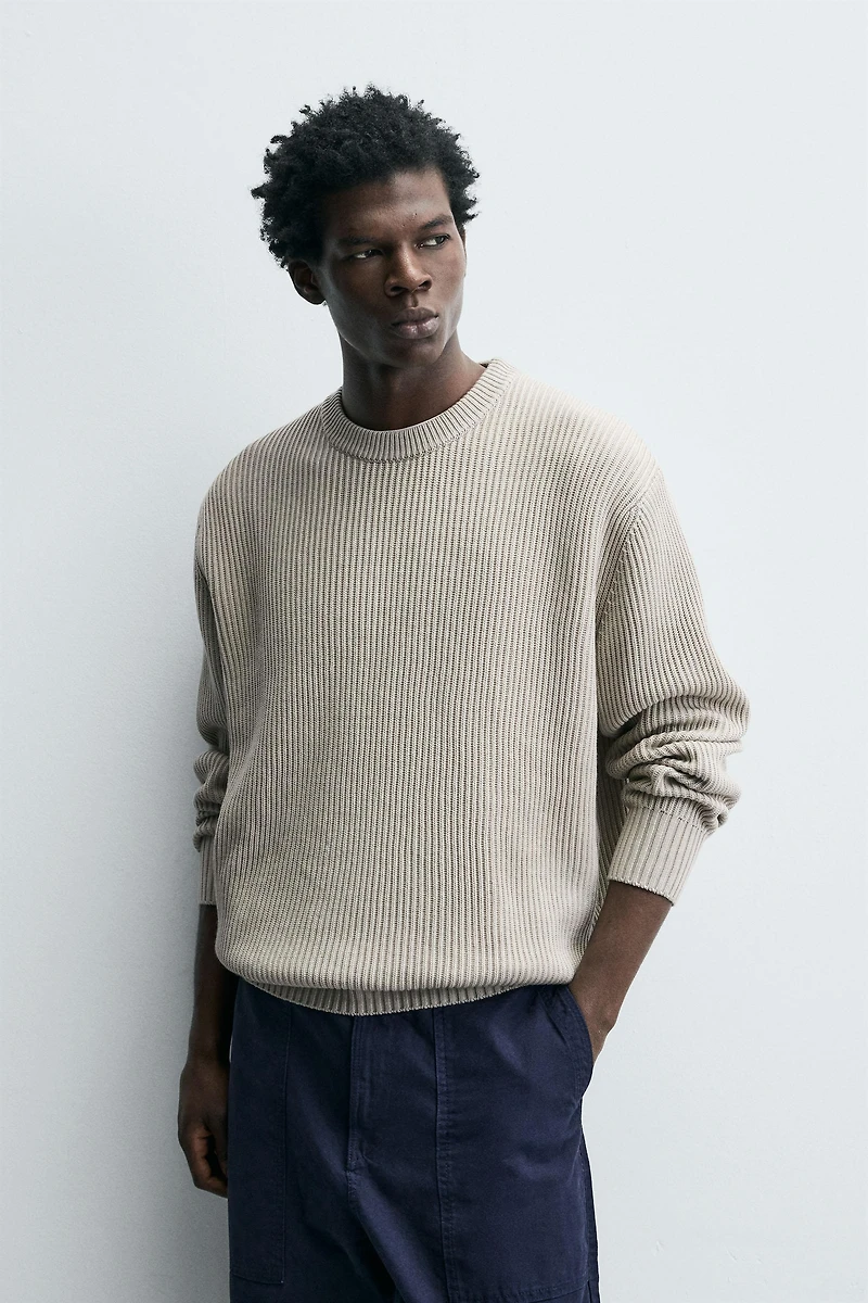 PURL KNIT JUMPER
