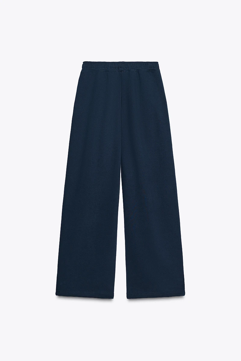 PLUSH BASIC STRAIGHT PANTS