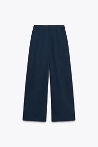 PLUSH BASIC STRAIGHT PANTS