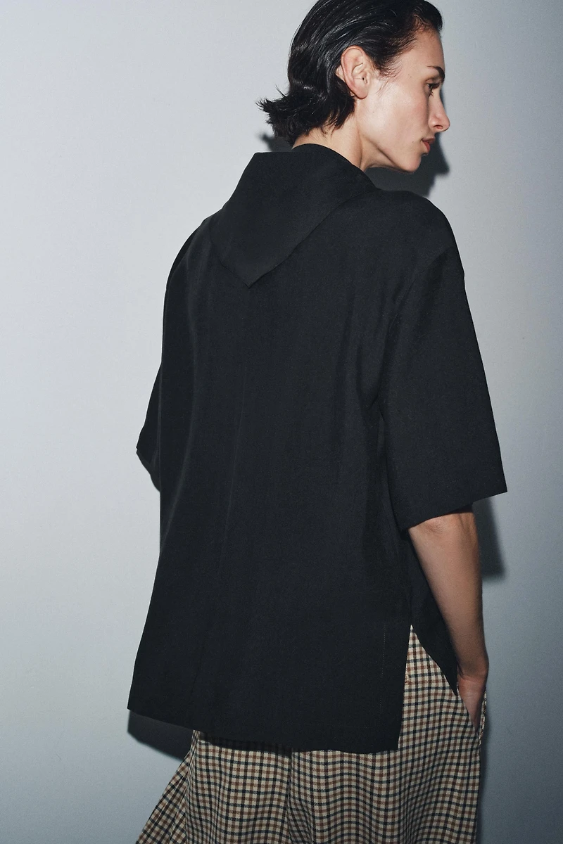FLOWY BLOUSE WITH SCARF ZW COLLECTION