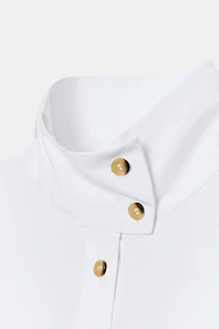 BALLOON POPLIN SHIRT