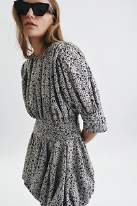 ZW COLLECTION PRINTED MINI DRESS