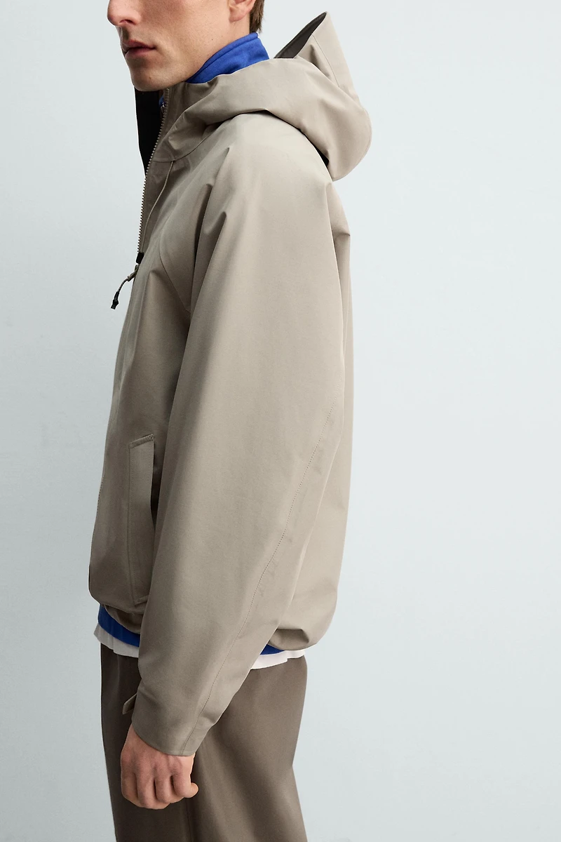 AARON LEVINE X ZARA SHELL TECHNICAL JACKET