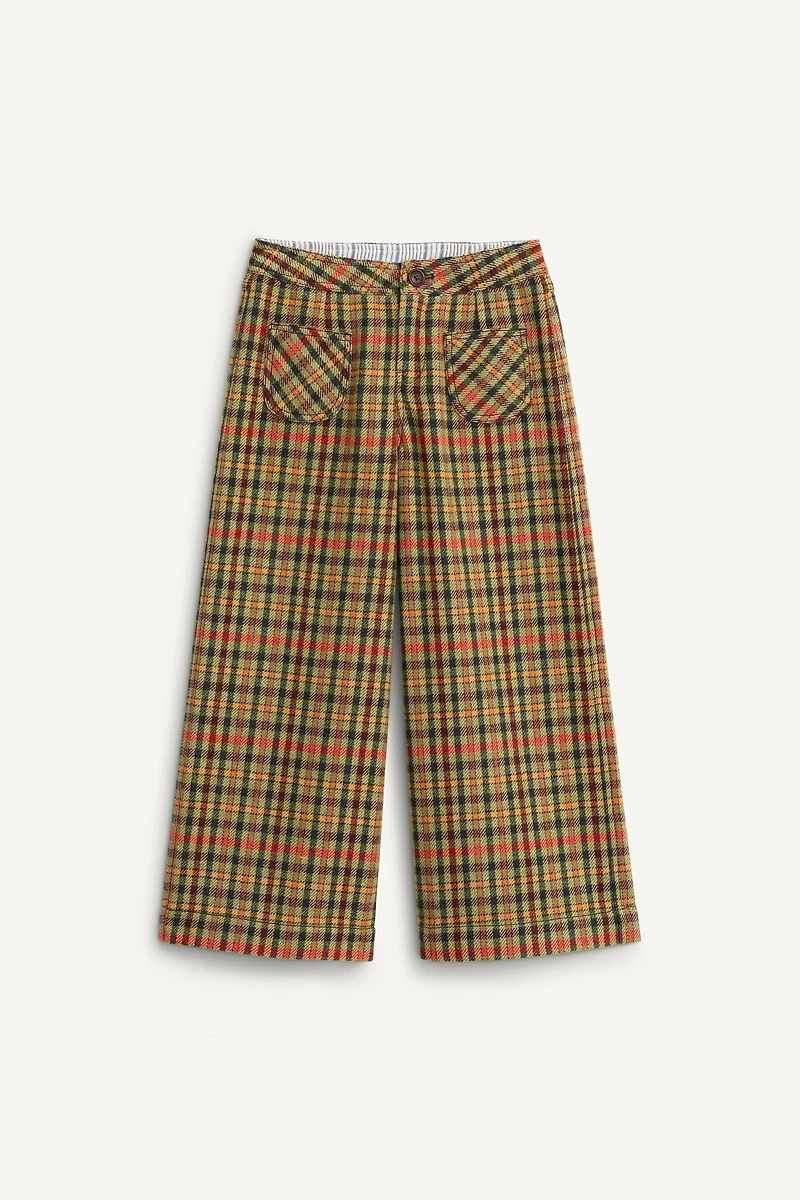 LIMITED EDITION PLAID PANTS WITH WOOL