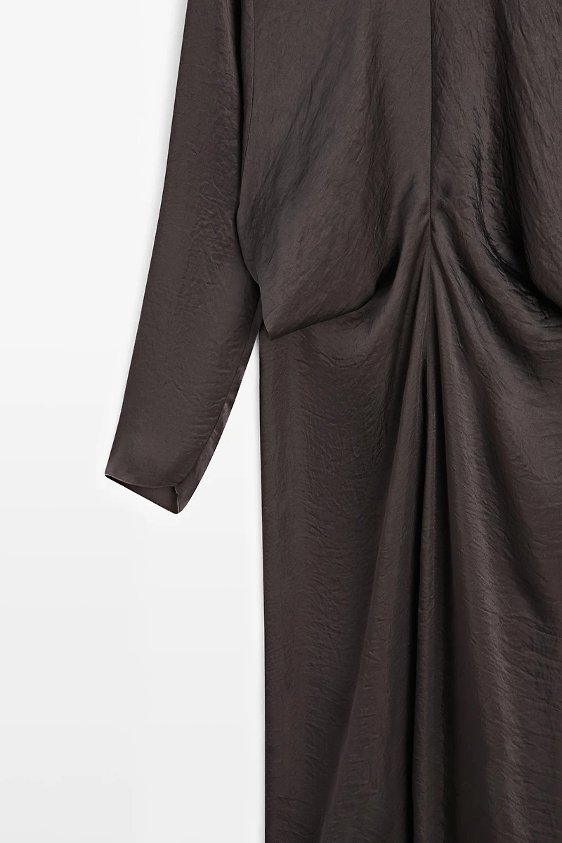 Robe longue fluide avec nœud - STUDIO