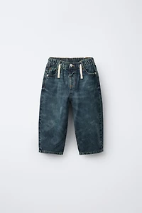 DISTRESSED BALLOON JEANS