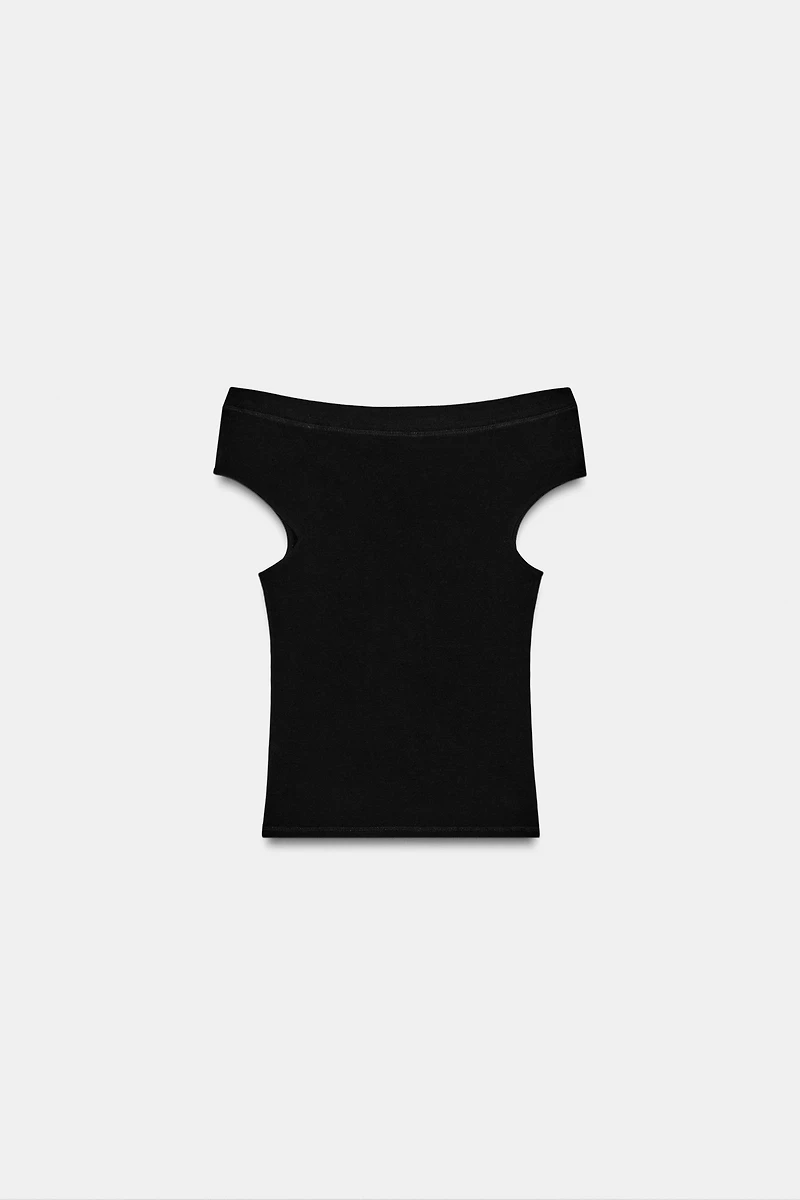 BOAT NECK T-SHIRT
