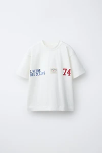 JOGGING TEXT T-SHIRT