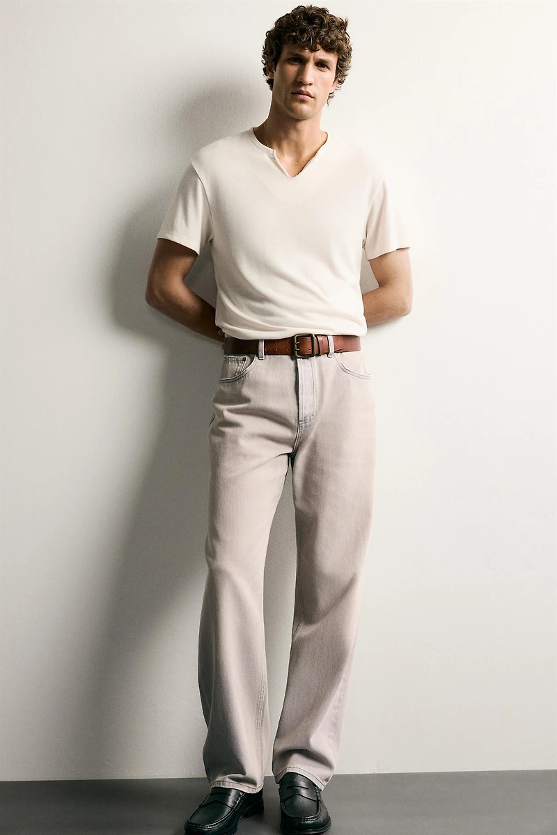 RELAXED ANKLE FIT JEANS