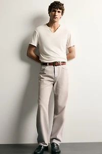 RELAXED ANKLE FIT JEANS