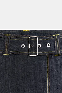 Z1975 BELTED WRAP SKORT