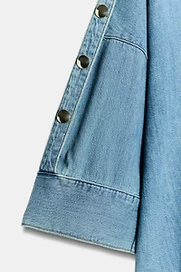 Z1975 WIDE SLEEVE DENIM SHIRT