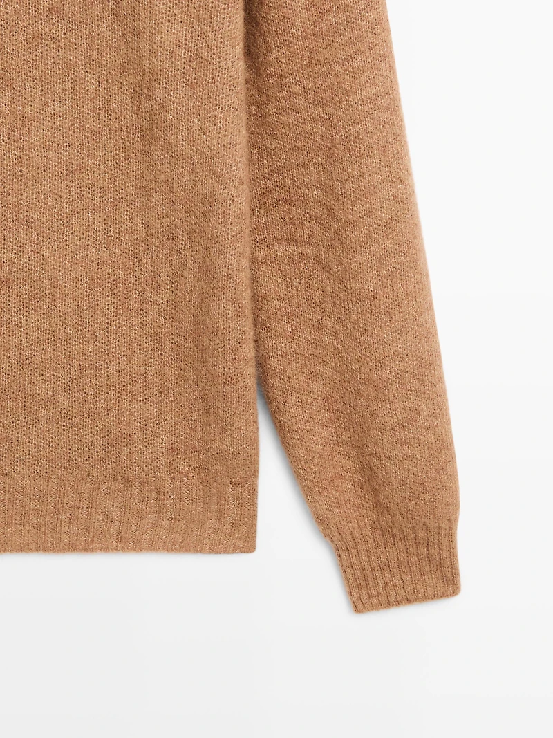 Knit alpaca blend sweater - LIMITED