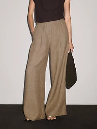 Pantalon fluide 100 % lin