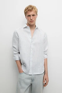 100% linen regular fit shirt