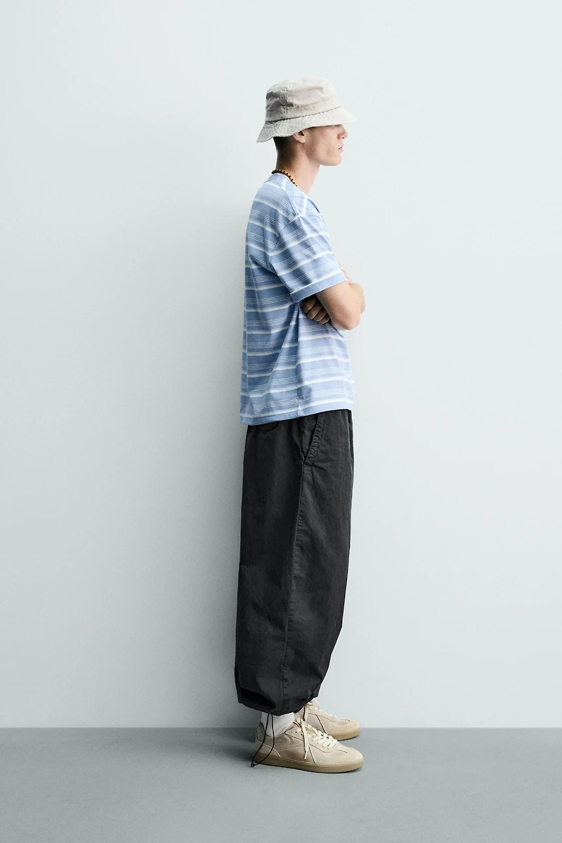 WASHED STRIPED T-SHIRT