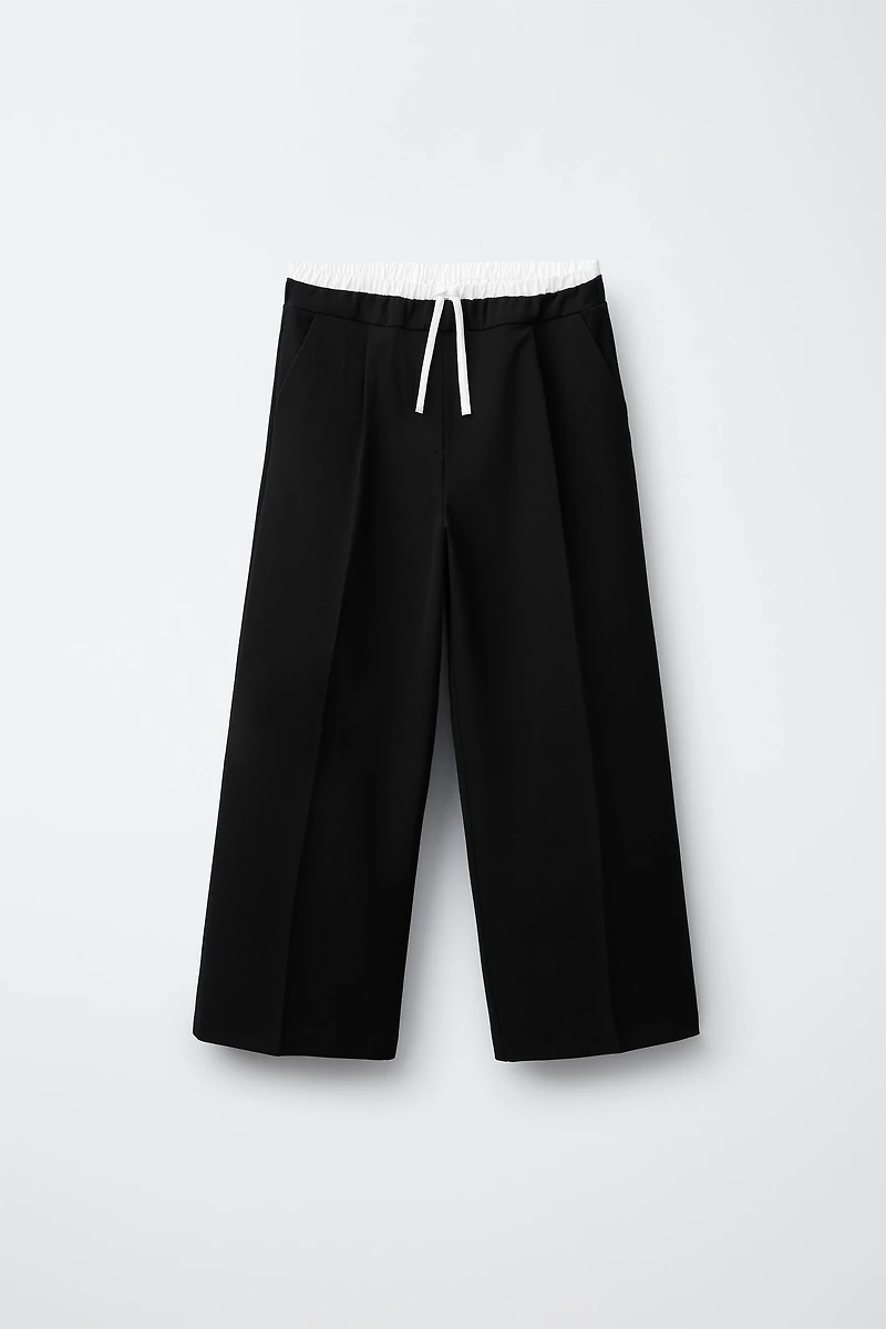 DOUBLE WAISTBAND PANTS