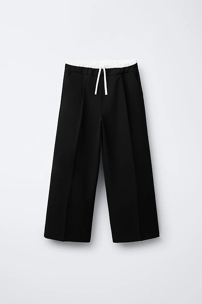 DOUBLE WAISTBAND PANTS