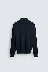 ZIPPERED CARDIGAN