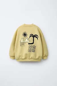 SURF PRINT SWEATSHIRT