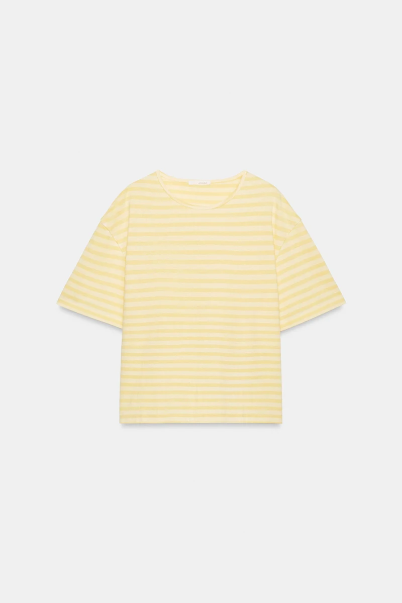 T-SHIRT RAYURES MANCHES COURTES