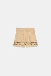 ZW COLLECTION EMBROIDERED SHORTS
