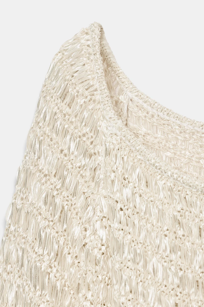 BOAT NECK KNIT MINI DRESS