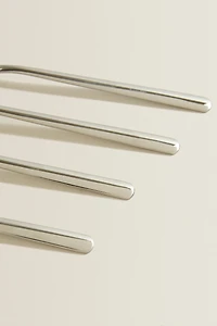 SET OF SHINY STEEL FORKS (SET OF 4)