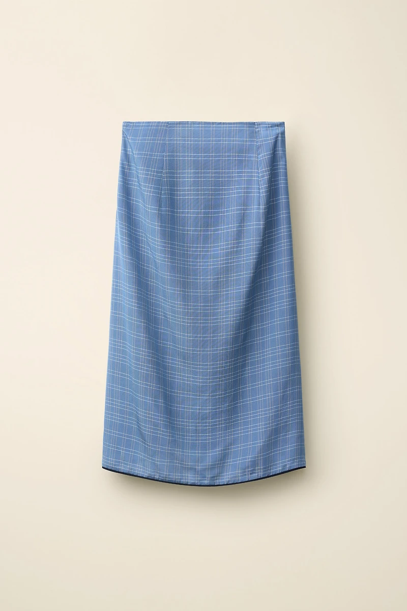 PLAID SKIRT CREATED BY CARAMEL LONDON X ZARA