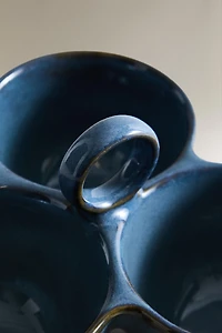 TRIPLE APPETIZER BOWL
