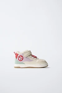 MINNIE MOUSE © DISNEY FLEECE HIGH TOP SNEAKERS