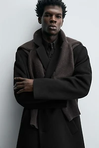 REGULAR FIT WOOL COAT