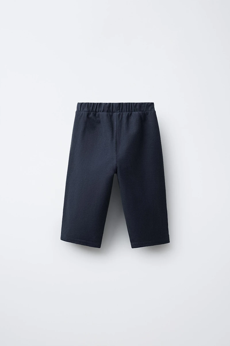 TWILL BUTTON PANTS