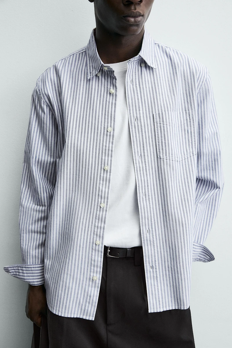 TEXTURED OXFORD SHIRT