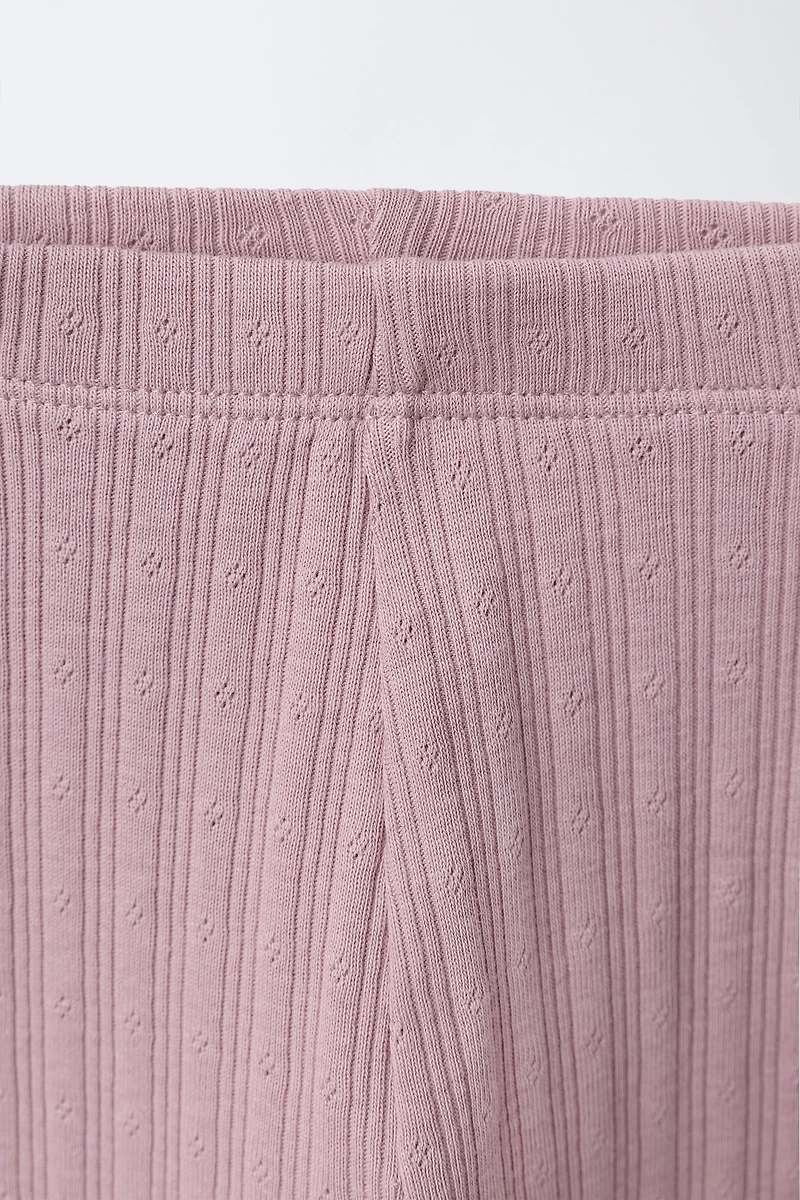 THREE-PACK POINTELLE LEGGINGS